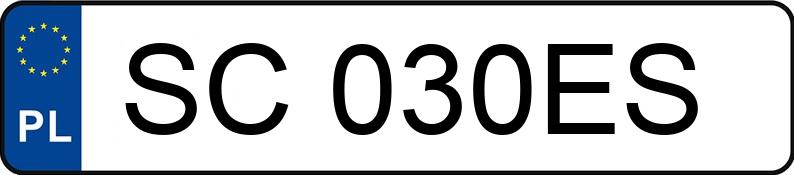 Numer rejestracyjny SC 030ES posiada RENAULT THALIA - SC030ES