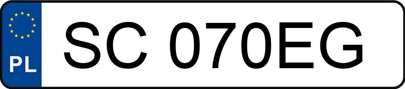 Numer rejestracyjny SC 070EG posiada AUDI A3 1.8 TFSI MR`12 E5 8V Ambition - SC070EG