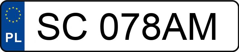 Numer rejestracyjny SC 078AM posiada BMW 330D - SC078AM