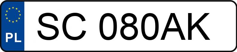 Numer rejestracyjny SC 080AK posiada HONDA City 1.4 MR`09 E5 Comfort - SC080AK