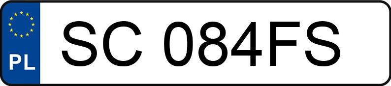 Numer rejestracyjny SC 084FS posiada SUBARU OUTBACK - SC084FS