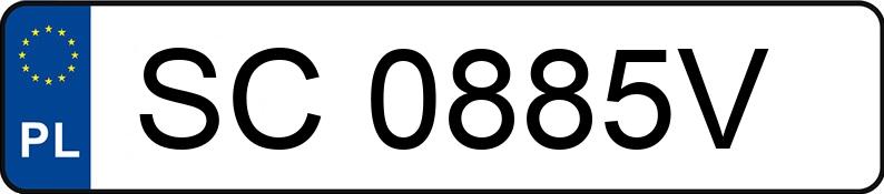 Numer rejestracyjny SC 0885V posiada FIAT TIPO - SC0885V