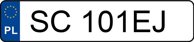 Numer rejestracyjny SC 101EJ posiada HYUNDAI Coupe Kat. MR`02 E3 GLS - SC101EJ