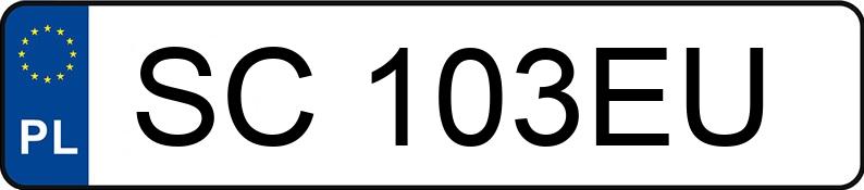 Numer rejestracyjny SC 103EU posiada OPEL Astra Coupe 1.8 MR`00 E3 Astra Coupe 1.8 MR`00 E3 - SC103EU