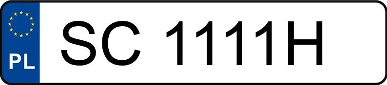 Numer rejestracyjny SC 1111H posiada CITROEN Xsara Picasso 1.6 HDI FAP MR`04 E4 Confort - SC1111H