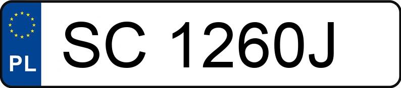 Numer rejestracyjny SC 1260J posiada MITSUBISHI L200 - SC1260J