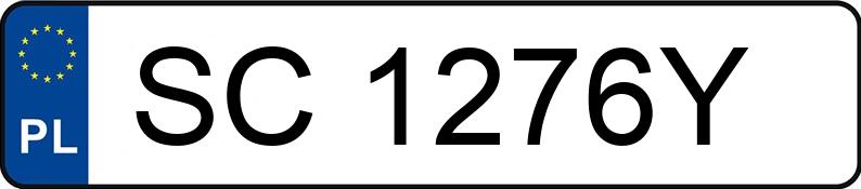 Numer rejestracyjny SC 1276Y posiada DS DS7 Crossback HDI MR`18 E6 Be Chic EAT - SC1276Y