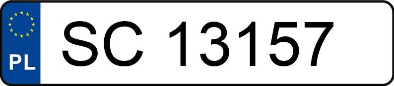 Numer rejestracyjny SC 13157 posiada VOLKSWAGEN - SC13157 Numer rejestracyjny SC 13157 posiada VOLKSWAGEN - SC13157