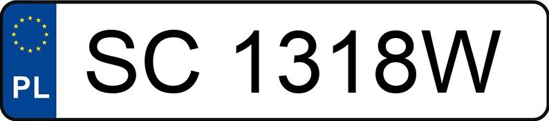 Numer rejestracyjny SC 1318W posiada FORD FOCUS - SC1318W