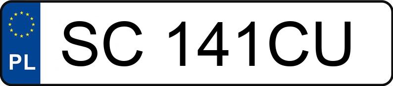Numer rejestracyjny SC 141CU posiada OPEL CORSA - SC141CU