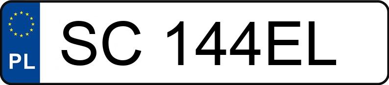 Numer rejestracyjny SC 144EL posiada AUDI A1 Sportback 1.4 TFSI MR`15 E6 8X Sport - SC144EL Numer rejestracyjny SC 144EL posiada AUDI A1 Sportback 1.4 TFSI MR`15 E6 8X Sport - SC144EL