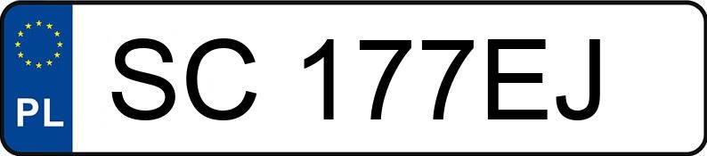 Numer rejestracyjny SC 177EJ posiada OPEL ASTRA GTC - SC177EJ