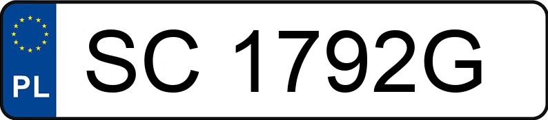 Numer rejestracyjny SC 1792G posiada CITROEN NEMO 1.4HDI - SC1792G