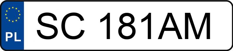 Die Registrierungsnummer SC 181AM hat SKODA Superb III 2.0 TDI-CR MR`15 E6 Laurin & Klement - SC181AM