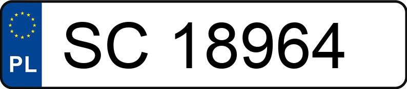 Numer rejestracyjny SC 18964 posiada DAEWOO Nexia 1.5 Kat. GL - SC18964