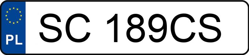 Numer rejestracyjny SC 189CS posiada OPEL CORSA - SC189CS