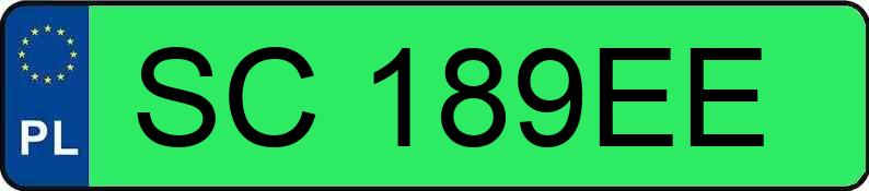 Numer rejestracyjny SC 189EE posiada NISSAN LEAF 40KWH - SC189EE