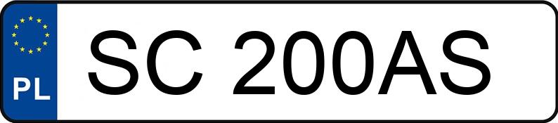 Numer rejestracyjny SC 200AS posiada OPEL Insignia Insignia 2.0 CDTI - SC200AS