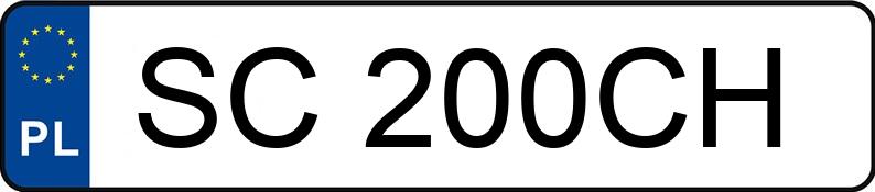 Numer rejestracyjny SC 200CH posiada SEAT Ibiza 1.4 TSI MR`09 E4 6J Cupra DSG - SC200CH