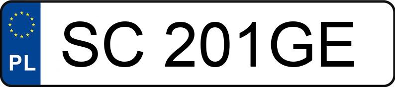 O número de registro SC 201GE tem TOYOTA COROLLA ZE1HE(EU,M) - SC201GE