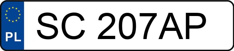 Numer rejestracyjny SC 207AP posiada SUZUKI SWIFT - SC207AP Numer rejestracyjny SC 207AP posiada SUZUKI SWIFT - SC207AP