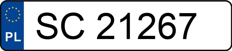 Numer rejestracyjny SC 21267 posiada MERCEDES-BENZ 210 2.5t 210 2.5t - SC21267