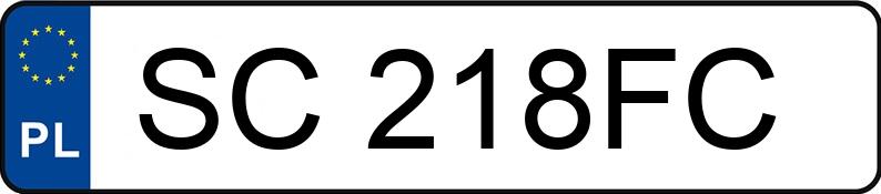 Numer rejestracyjny SC 218FC posiada RENAULT MEGANE - SC218FC