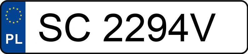 Numer rejestracyjny SC 2294V posiada PORSCHE CAYENNE - SC2294V Numer rejestracyjny SC 2294V posiada PORSCHE CAYENNE - SC2294V