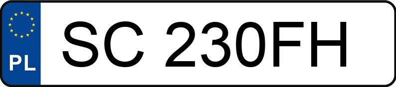 Il numero di registrazione SC 230FH ha AUDI A6 Avant 2.0 TFSI MR`15 E6 4G S tronic - SC230FH