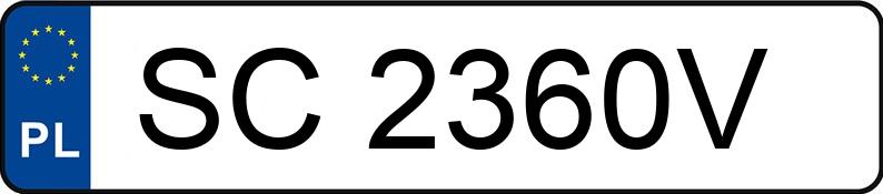 Numer rejestracyjny SC 2360V posiada VOLVO S60 2.4 D5 MR`11 E5 S60 2.4 D5 MR`11 E5 - SC2360V