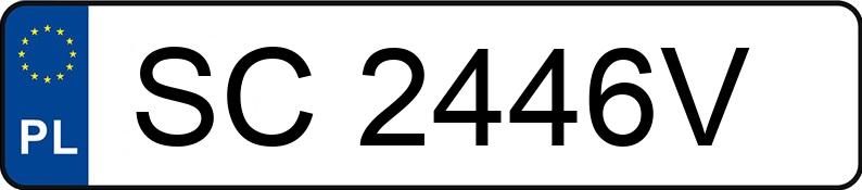 Numer rejestracyjny SC 2446V posiada KIA Sportage 1.6 GDI MR`16 E6 S - SC2446V