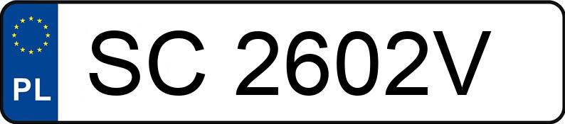 Numer rejestracyjny SC 2602V posiada PEUGEOT 106 1.4 MR`96 Rallye - SC2602V