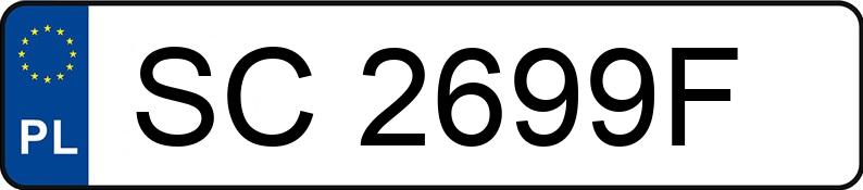 Numer rejestracyjny SC 2699F posiada RENAULT Scenic RX4 1.9 DCI MR`00 E3 Scenic RX4 1.9 DCI MR`00 E3 - SC2699F