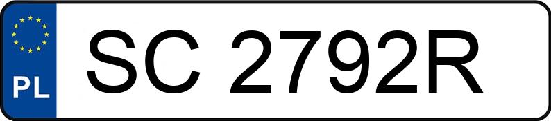 Numer rejestracyjny SC 2792R posiada MERCEDES-BENZ CLA 200 MR`16 E6 117 AMG Shooting Brake - SC2792R