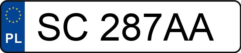 Numer rejestracyjny SC 287AA posiada BMW 218I - SC287AA