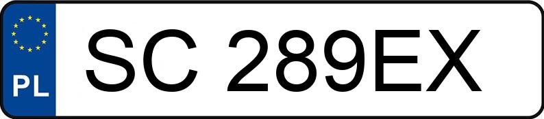 Numer rejestracyjny SC 289EX posiada FORD Mondeo 2.0 EcoBoost MR`15 E6 Titanium - SC289EX