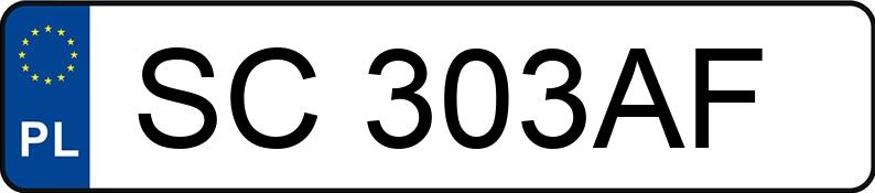 Numer rejestracyjny SC 303AF posiada OPEL VIVARO - SC303AF