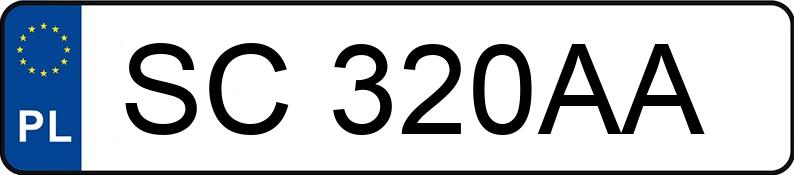 Numer rejestracyjny SC 320AA posiada AUDI Q5 FY - SC320AA Numer rejestracyjny SC 320AA posiada AUDI Q5 FY - SC320AA