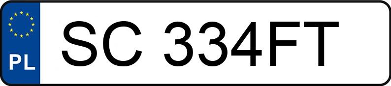 Numer rejestracyjny SC 334FT posiada BMW 330i MR`16 E6 F30 330i MR`16 E6 F30 - SC334FT Numer rejestracyjny SC 334FT posiada BMW 330i MR`16 E6 F30 330i MR`16 E6 F30 - SC334FT