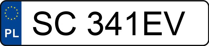 Numer rejestracyjny SC 341EV posiada HYUNDAI TUCSON - SC341EV