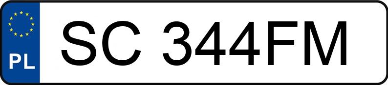 Numer rejestracyjny SC 344FM posiada BMW 525 IX - SC344FM Numer rejestracyjny SC 344FM posiada BMW 525 IX - SC344FM