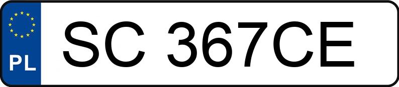 Numer rejestracyjny SC 367CE posiada VOLVO FH - SC367CE