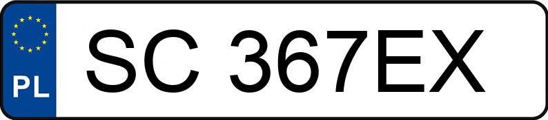 Numer rejestracyjny SC 367EX posiada BMW X3 Diesel MR`22 E6d G01 xDrive30d - SC367EX Numer rejestracyjny SC 367EX posiada BMW X3 Diesel MR`22 E6d G01 xDrive30d - SC367EX