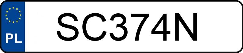Numer rejestracyjny SC 374N posiada SYM JET 14 - SC374N
