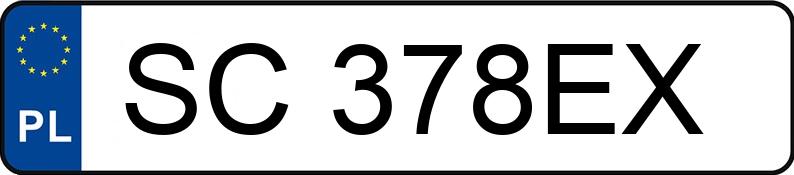 Numer rejestracyjny SC 378EX posiada FORD TOURNEO CONNECT - SC378EX