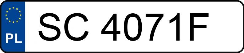 Реєстраційний номер SC 4071F має BMW 520 Touring Diesel MR`03 E3 E61 520 Touring Diesel MR`03 E3 E61 - SC4071F