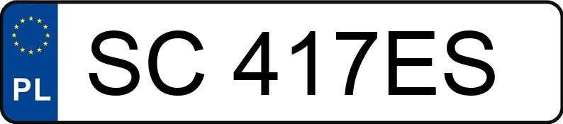 Mistrz parkowania w pojeździe o numerach SC417ES