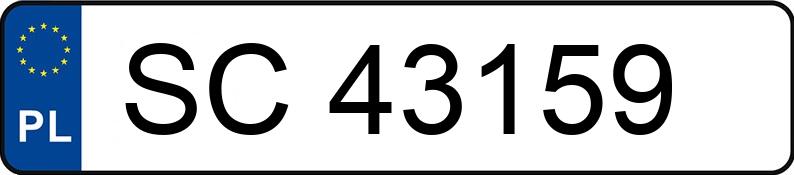 Numer rejestracyjny SC43159 posiada AUDI A6 A6 2.0 Kat. MR`02 E3 4B