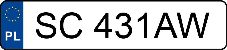 Numer rejestracyjny SC 431AW posiada MAN 41.440 TGS E5 41.0t BB 8x6/4 - SC431AW