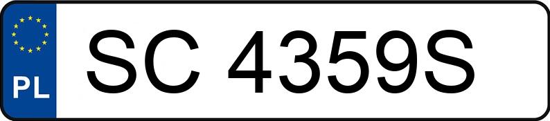 Numer rejestracyjny SC 4359S posiada CITROEN C4 1.4 16V MR`04 E4 SX - SC4359S Numer rejestracyjny SC 4359S posiada CITROEN C4 1.4 16V MR`04 E4 SX - SC4359S
